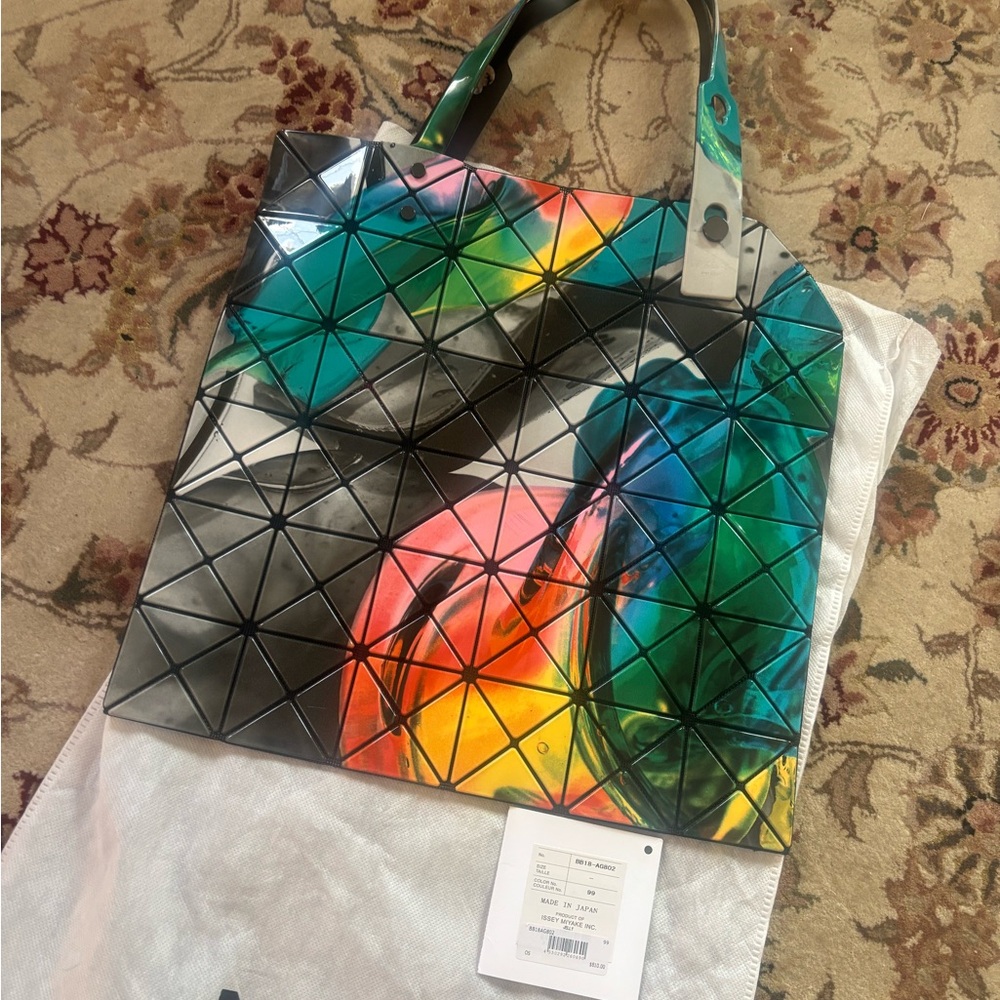 Colorful Geometric Tote Bag